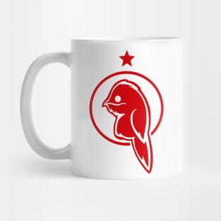 Urutau, cute and weird bird. Stylized art for Potoo lovers Mug